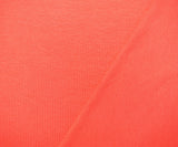 1 Yard Coral Orange Cotton Solid Stretch Spandex Jersey Knit Fabric 64 Inches Width