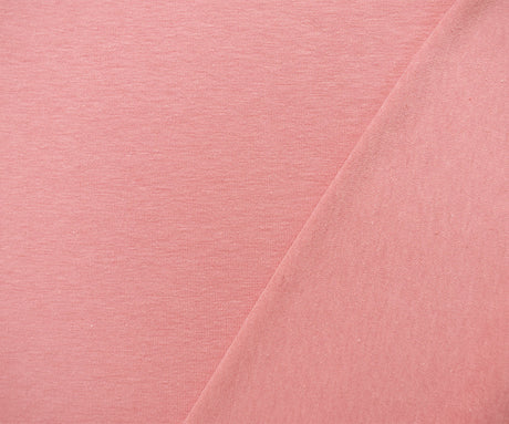 1 Yard Pink Cotton Solid Stretch Spandex Jersey Knit Fabric with Smooth and Stretchy Texture, Perfect for Comfortable Clothing, 61 Inches Wide