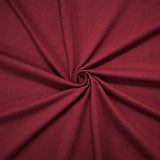 1 Yard Deep Red Cotton Solid Stretch Spandex Jersey Knit Fabric, Soft and Warm for Comfortable Apparel, 60 Inches Wide