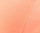 1 Yard Pastel Orange Cotton Spandex Jersey Knit Fabric with Soft, Stretchy Texture, Perfect for Versatile Clothing, 60 Inches Wide