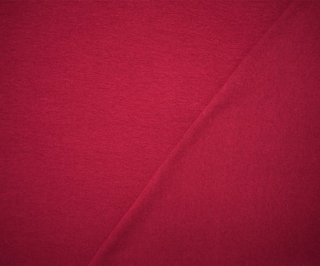 1 Yard Cherry Red Cotton Spandex Jersey Knit Fabric Stretch Apparel 62 Inches Width