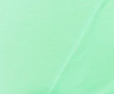 1 Yard Mint Green Cotton Spandex Jersey Knit Fabric with Smooth Stretch Texture, Ideal for Flexible and Stylish Clothing, 56 Inches Wide