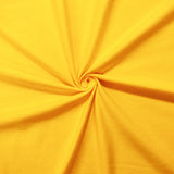 1 Yard Vibrant School Yellow Cotton Stretch Jersey Knit with Spandex, 62 Inches Width