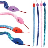 Sequin Snake Plush Toy 67"