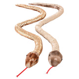 Sequin Snake Plush 67" Natural (1 PC)
