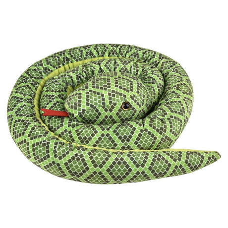 Glow In Dark Diamond Back Snake Plush 67"