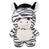 Plush Zebra Scruffy Bunch Zebra 8"