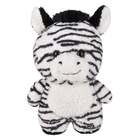 Plush Zebra Scruffy Bunch Zebra 8"