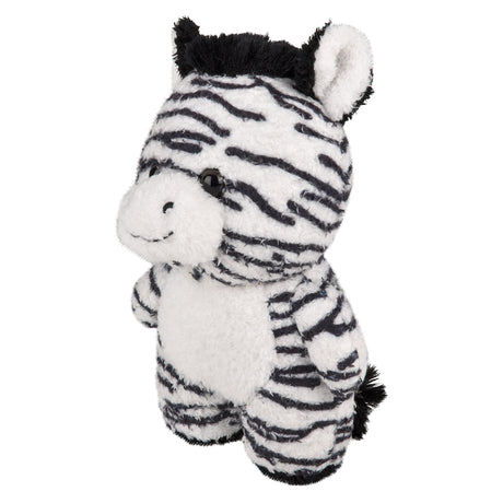 Plush Zebra Scruffy Bunch Zebra 8"