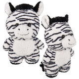 Plush Zebra Scruffy Bunch Zebra 8"