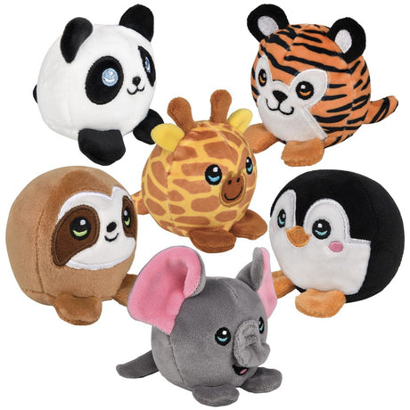Zoo Plush Assortment (12 PC Display)