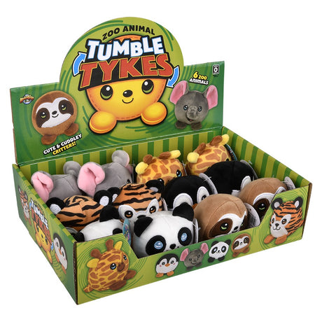 Zoo Plush Assortment (12 PC Display)