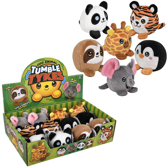 Zoo Plush Assortment (12 PC Display)