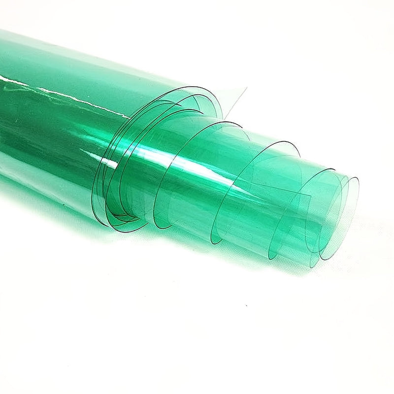 Aqua 12 Gauge Tinted Plastic Vinyl Fabric Sold By The Yard
