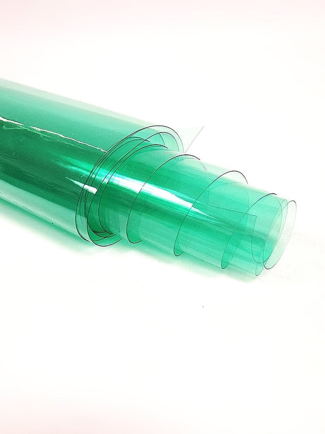 Aqua 12 Gauge Tinted Plastic Vinyl Fabric Sold By The Yard