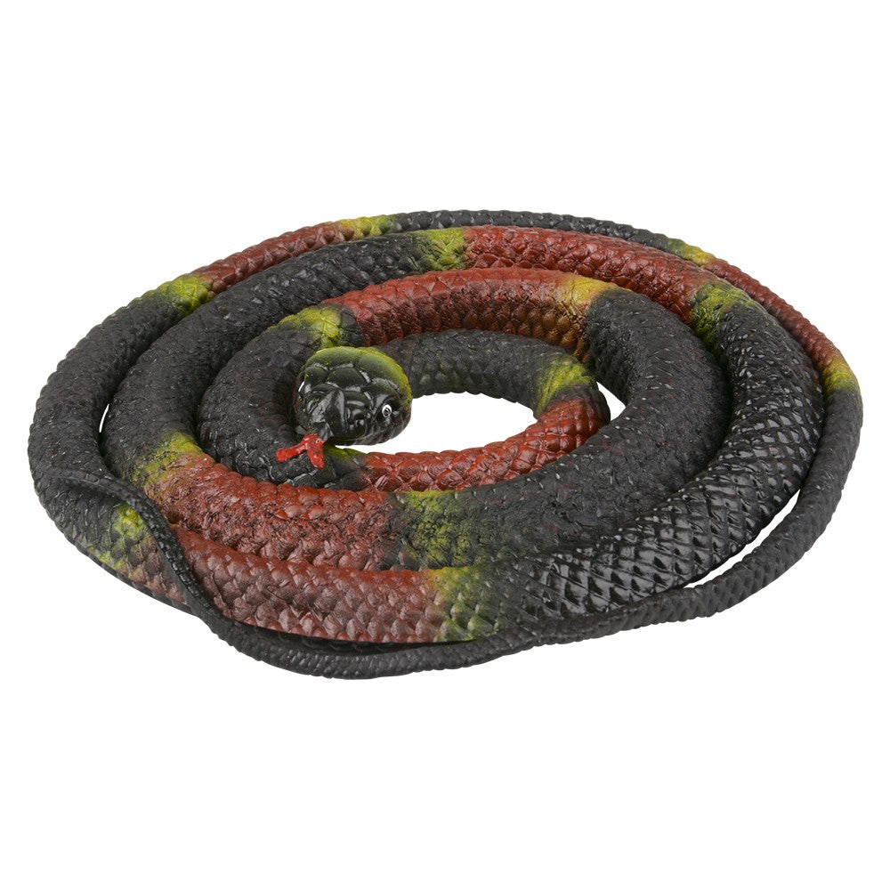 Rubber Eastern Coral Snake 48"