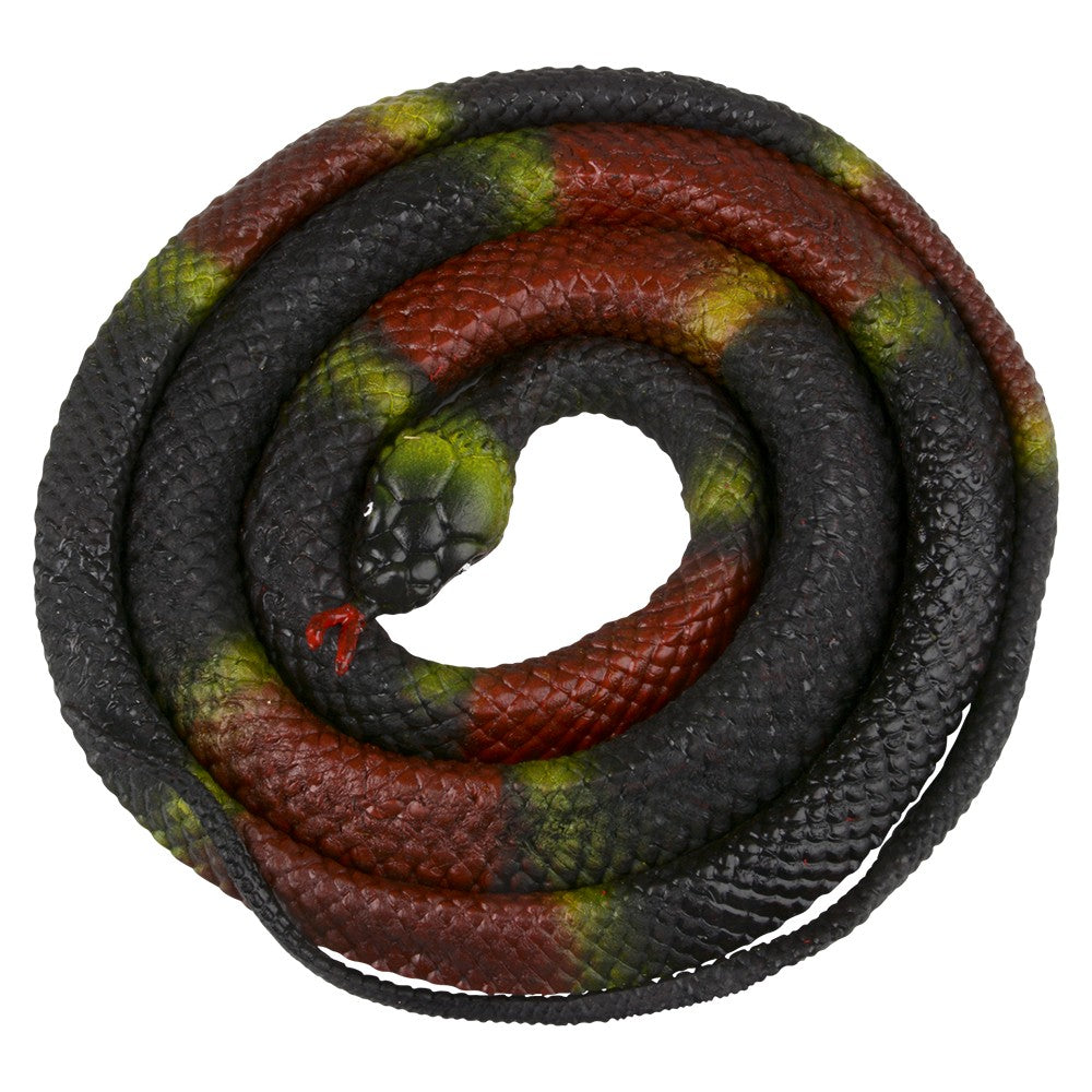 Rubber Eastern Coral Snake 48"