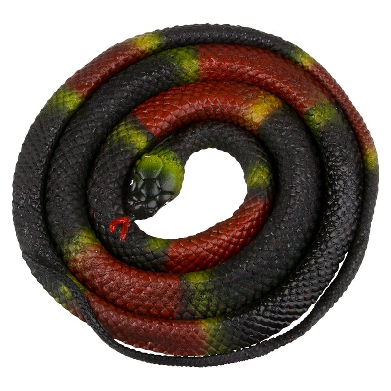 Rubber Eastern Coral Snake 48"
