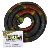 Rubber Eastern Coral Snake 48"