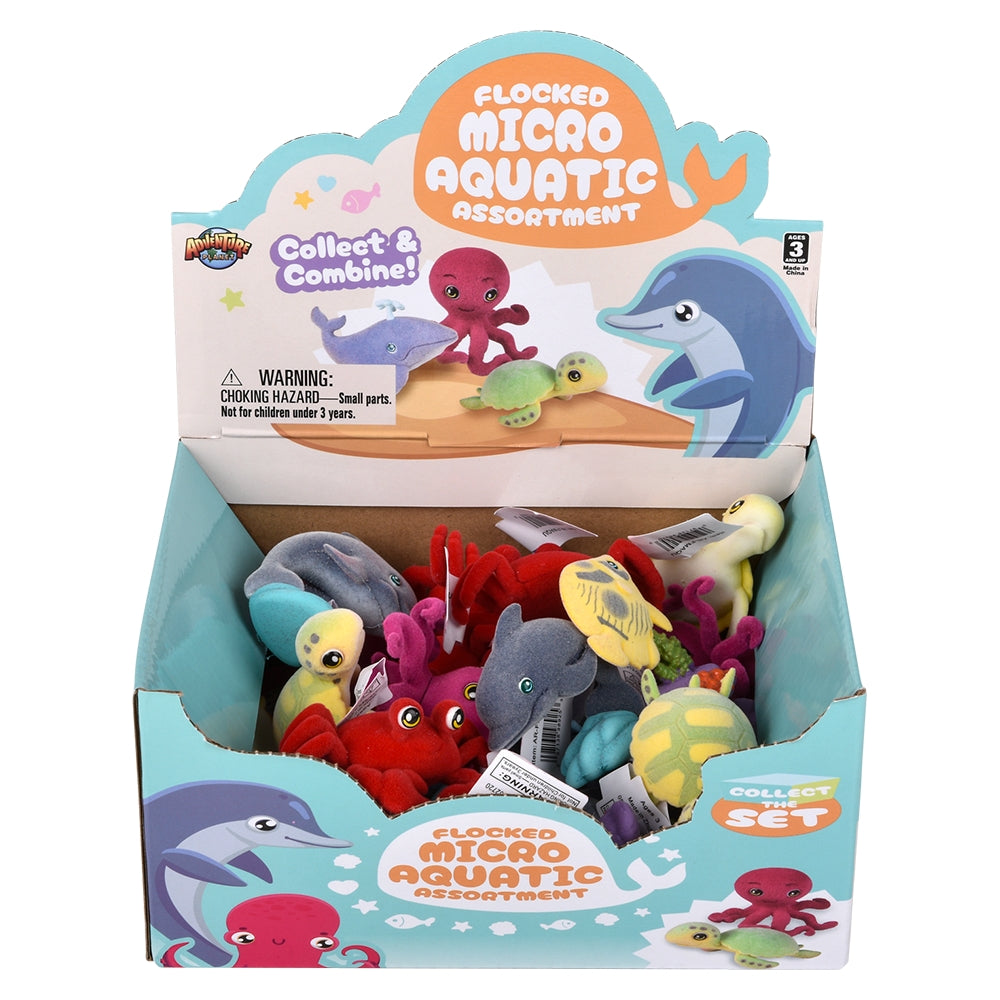 Flocked Micro Aquatic Assortment (24 Ct)