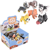 Flocked Micro Dog Assortment (24 Pc Display)