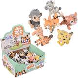 Flocked Micro Zoo Assortment (24 Pc Display)