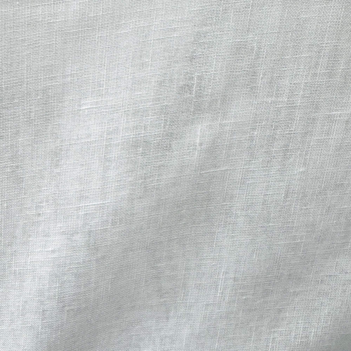 Ariella Sheer Polyester Linen Blend Fabric - Ivory Solid Sheer, 118" Width (1 Yard)