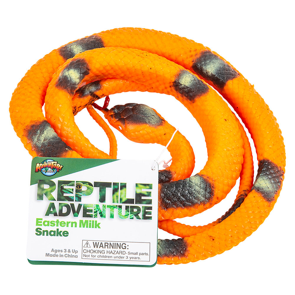 Rubber Eastern Milk Snake 48"