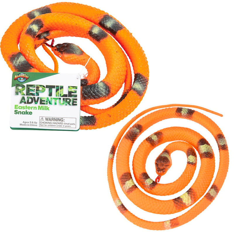 Rubber Eastern Milk Snake 48"
