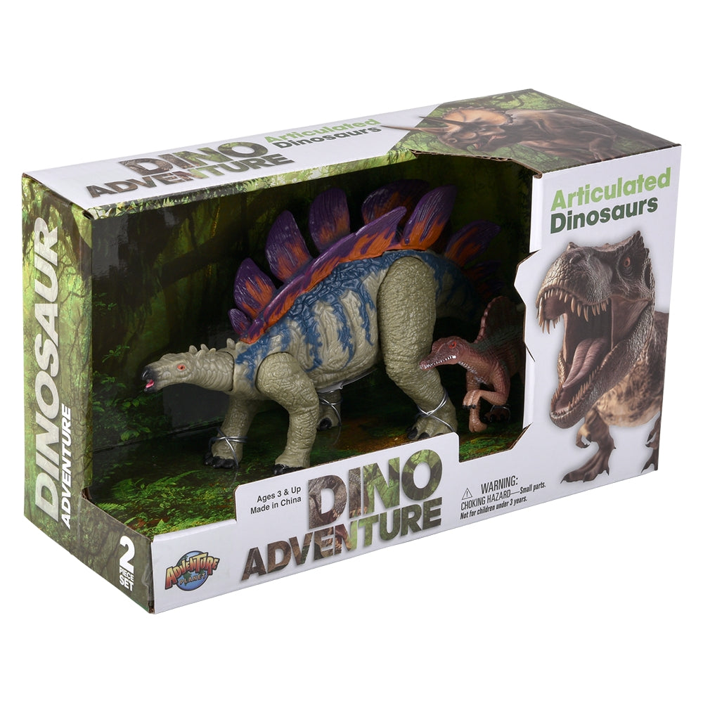 Stegosaurus Figurine 9" Articulated