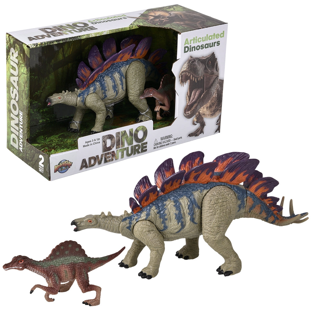 Stegosaurus Figurine 9" Articulated