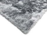 Brisa Shag Viscose Polyester Fabric - Ashly Blue, Solid Two Tone, 2" Pile Height (1 Piece)