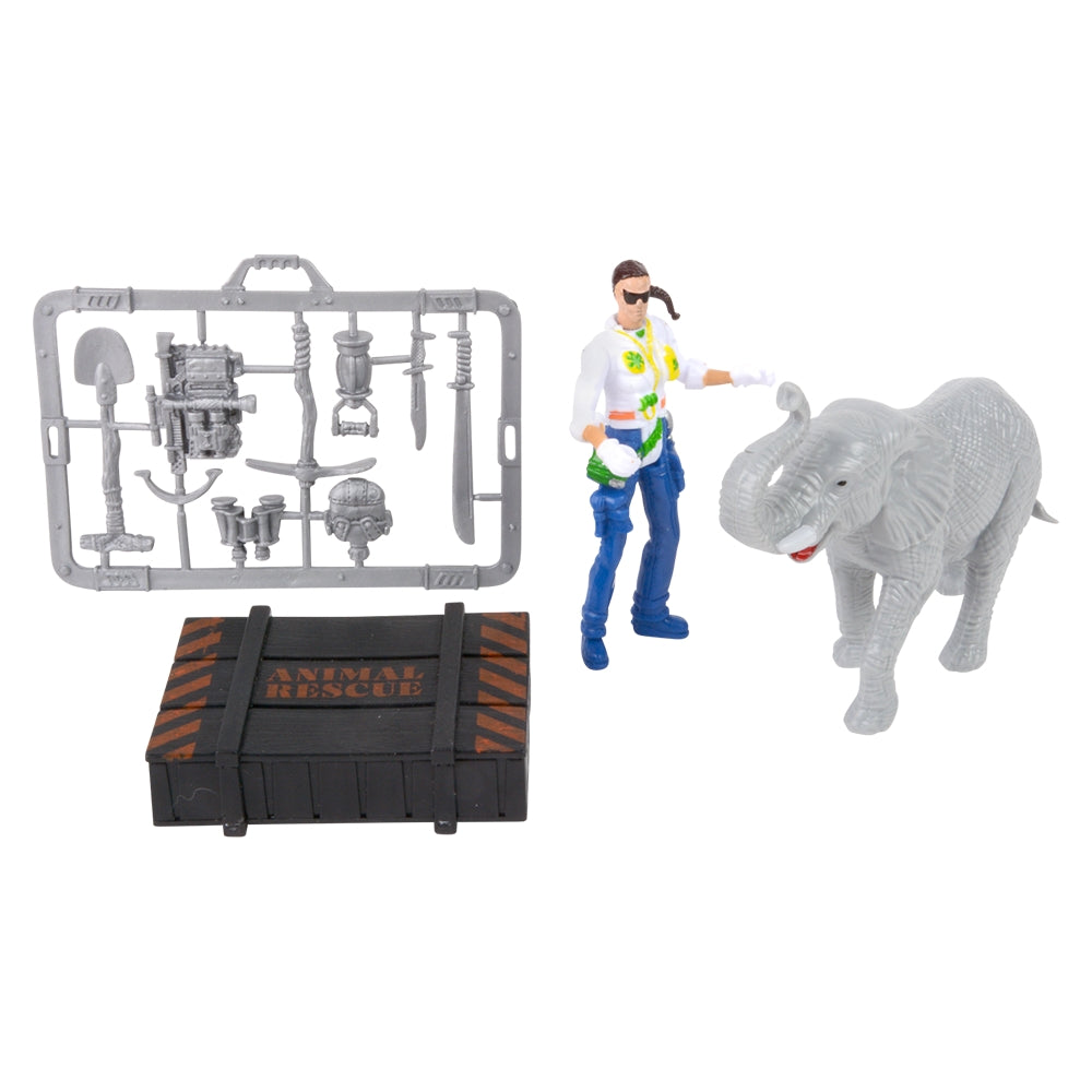 Elephant Research Figurine Set