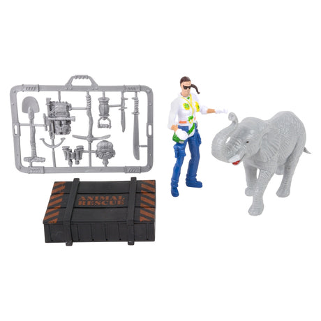 Elephant Research Figurine Set