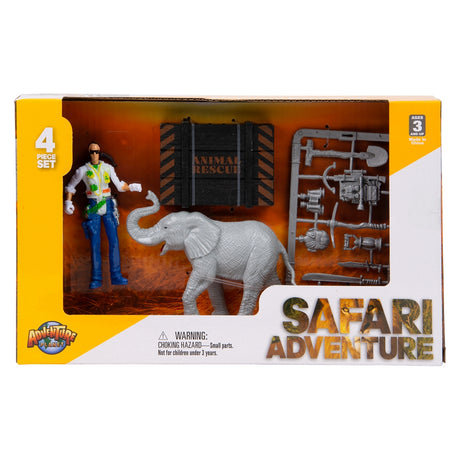 Elephant Research Figurine Set