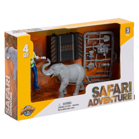 Elephant Research Figurine Set