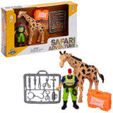 Giraffe Veterinarian Figurine Set