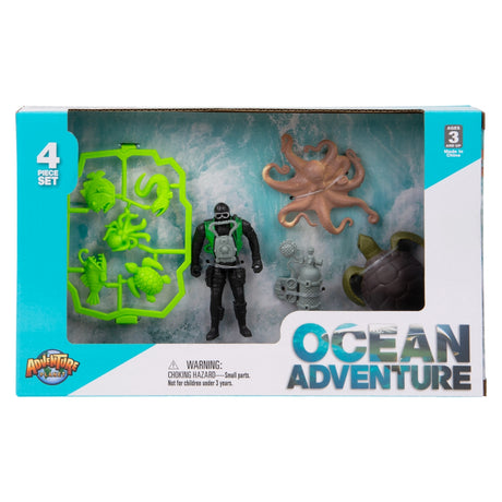 Sea Life Diver Figurine Set