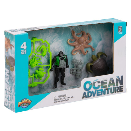 Sea Life Diver Figurine Set
