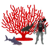 Shark Diver Figurine Set