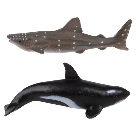 Ocean Research Pod Whale And Shark Figurine Set