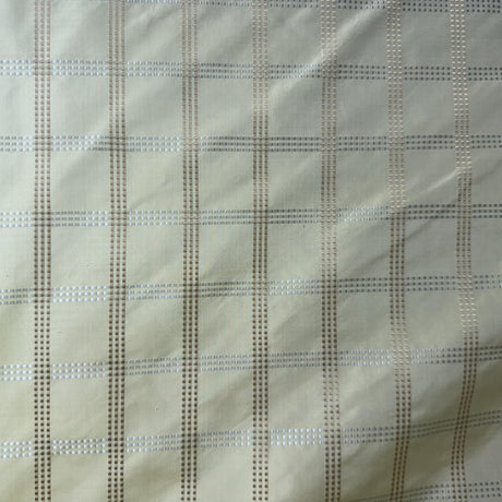 Astra Fabric Silk Fabric - Dotted Squared Stripe, 54" Width (1 Yard)