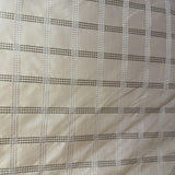 Astra Fabric Silk Fabric - Dotted Squared Stripe, 54" Width (1 Yard)