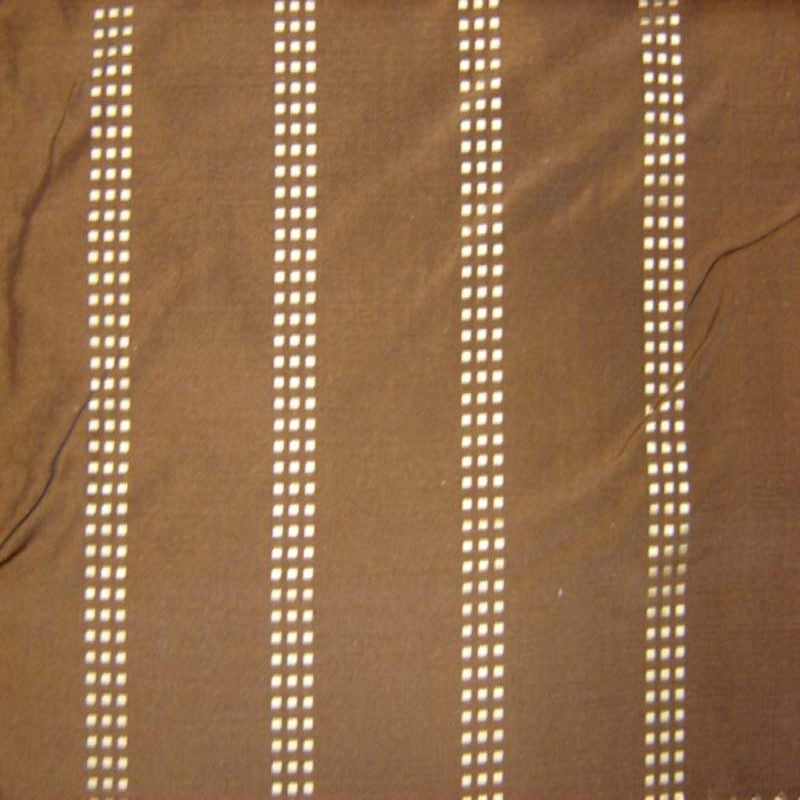 Astra Fabric Silk Fabric - Dotted Squared Stripe, 54" Width (1 Yard)