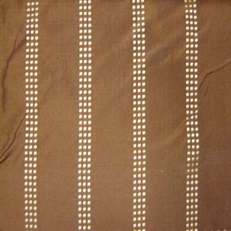 Astra Fabric Silk Fabric - Dotted Squared Stripe, 54" Width (1 Yard)