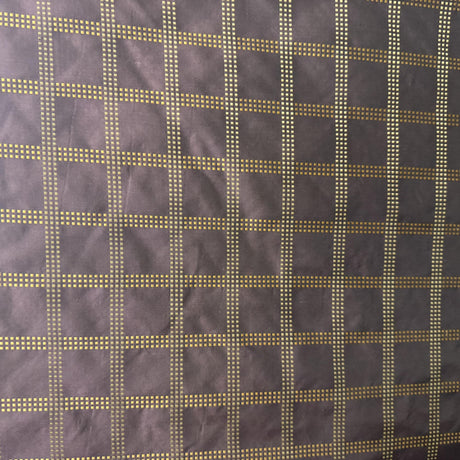 Astra Fabric Silk Fabric - Dotted Squared Stripe, 54" Width (1 Yard)