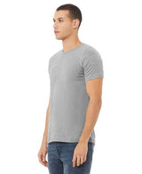 Bella Canvas 3001CVC CVC Fabric - Athletic Heather, Heathered, Short Sleeve, Crew Neck (1 Piece)