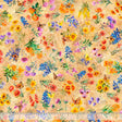Cotton Texas Wildflowers Tan Fabric 44/45"