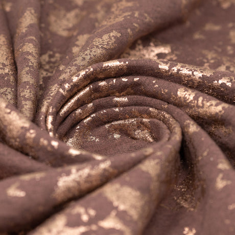 Foil Printed French Terry Fleece