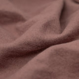 Cloud 9 Foil Printed Brushed Terry Fleece Fabric - Mauve/Rose Gold, Gray/Silver, 57" Width (1 Yard)